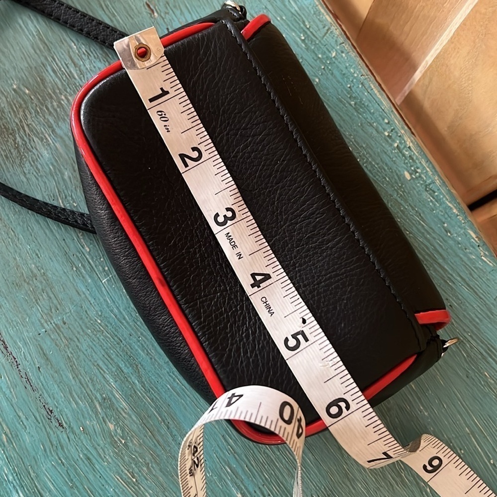Brighton small crossbody embroidered flowers leather chain strap - Picture 6 of 7